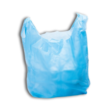 Blue Recycled Vest Carriers 11" x 17 x 21"