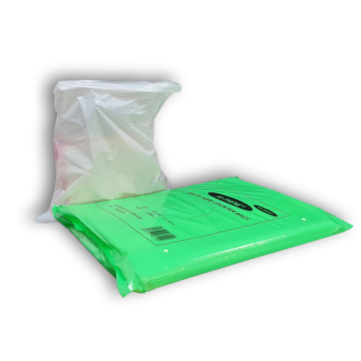 White Counter Bags 6" x 8"